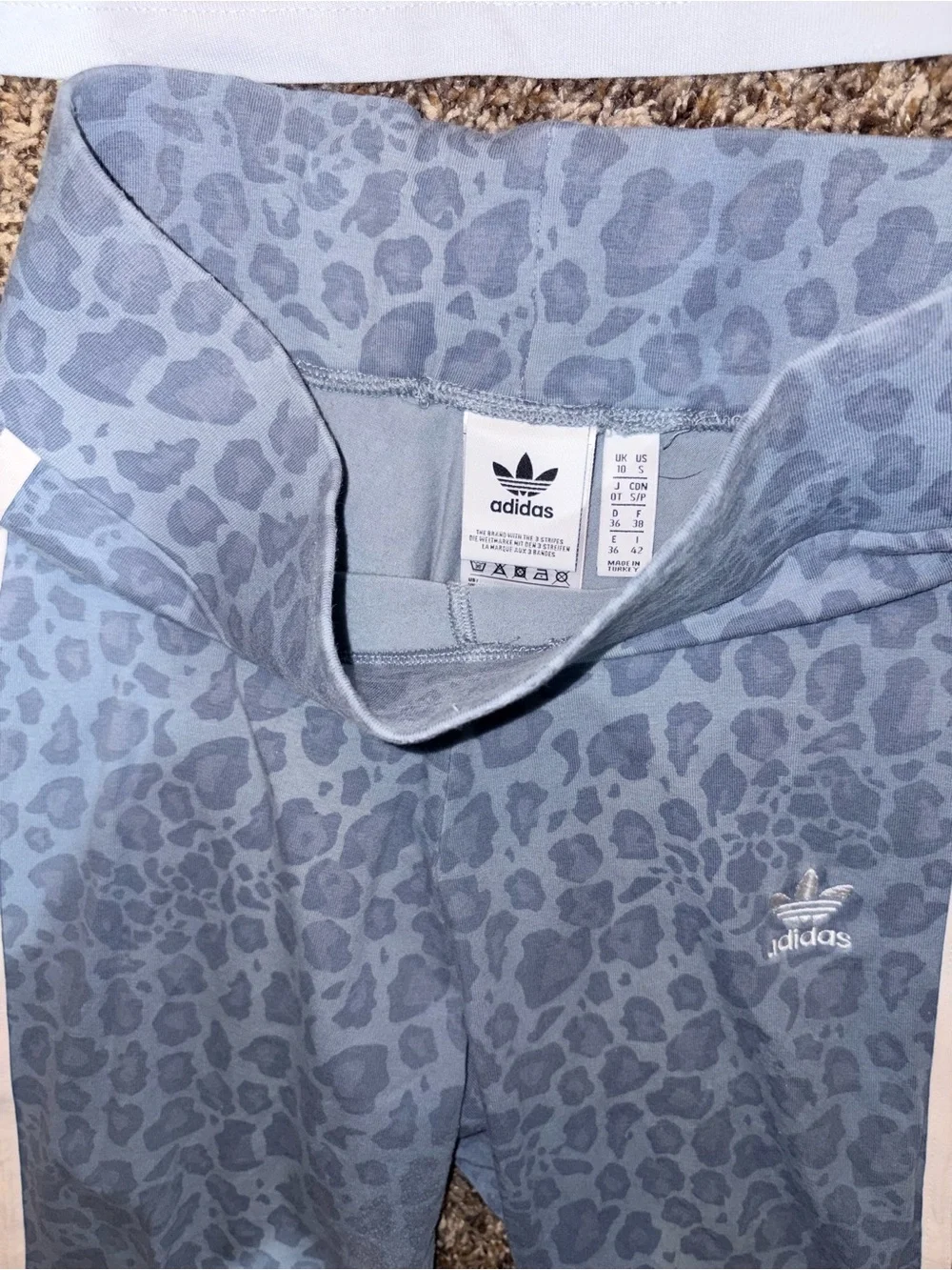 3 piece blue leopard  outfit